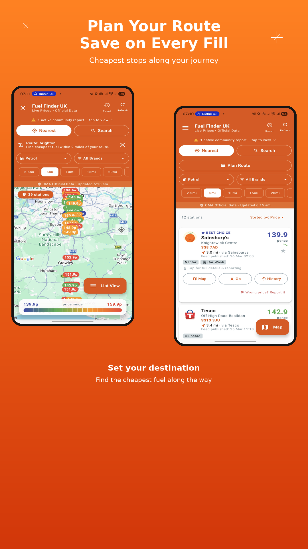 Route planning