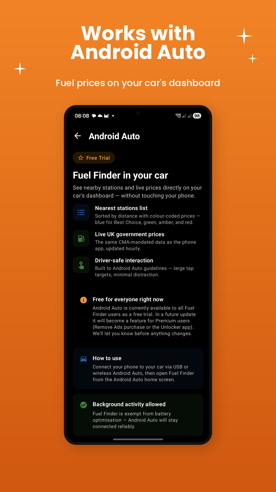 Android Auto setup and features